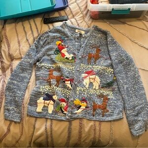 Christmas cardigan XL